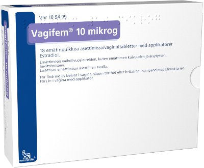 VAGIFEM 10 mikrog emätinpuikko, tabletti 18 kpl