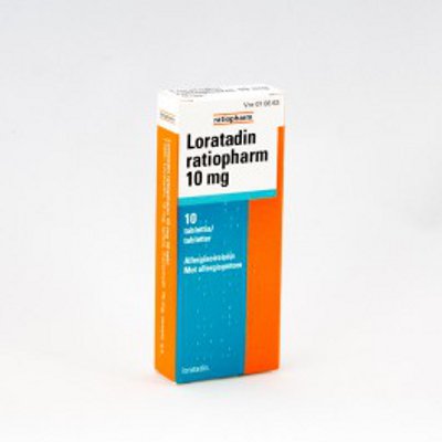 LORATADIN RATIOPHARM 10 mg tabletti 10 tablettia