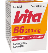 VITA-B6 200 mg tabletti 50 kpl