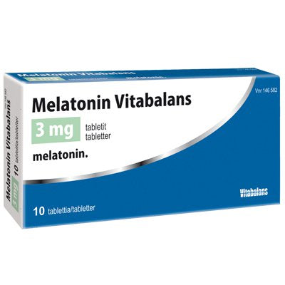 MELATONIN VITABALANS 3 mg tabletti, 10 tablettia