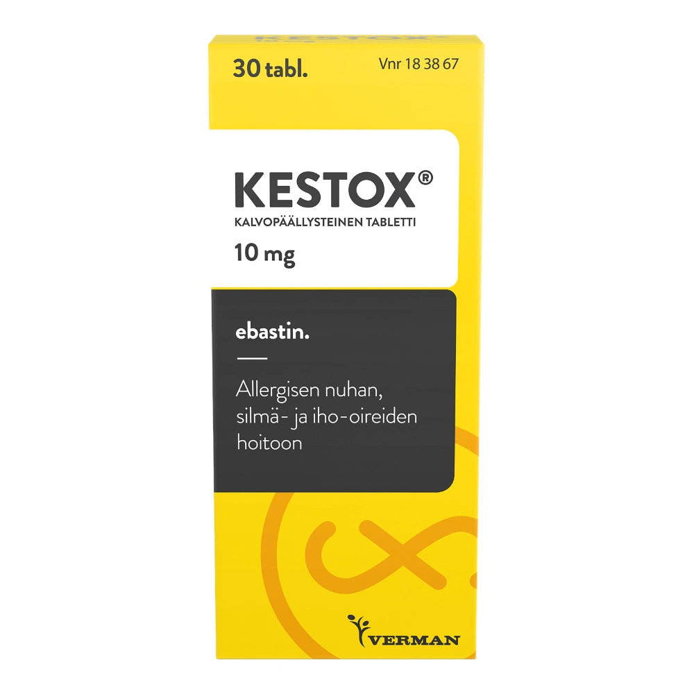 KESTOX 10 mg tabletti, kalvopäällysteinen 30 tablettia