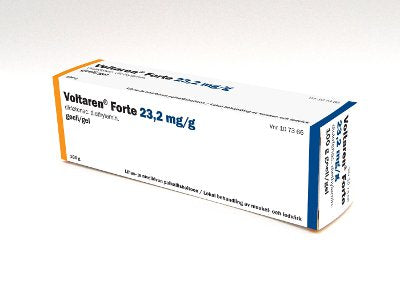 VOLTAREN FORTE 23,2 mg/g geeli Paranova 100 g