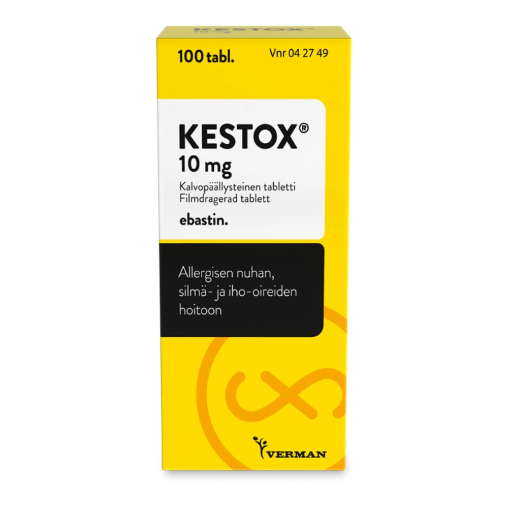 KESTOX 10 mg tabletti, kalvopäällysteinen 100 tabl