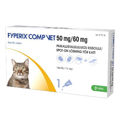 FYPERIX COMP VET 50 mg/60 mg paikallisvaleluliuos kissoille 0,5 ml