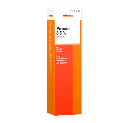 PIROXIN 5 mg/g geeli 25 g