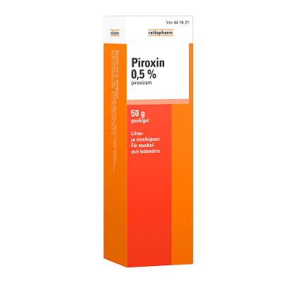 PIROXIN 5 mg/g geeli 50 g