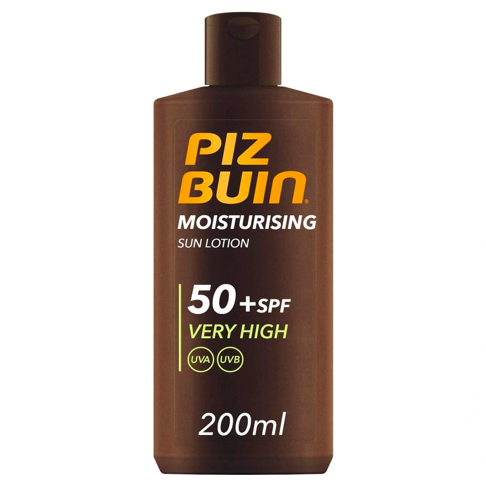 PIZ BUIN Moisturising Sun lotion SPF50+ aurinkosuojavoide 200 ml