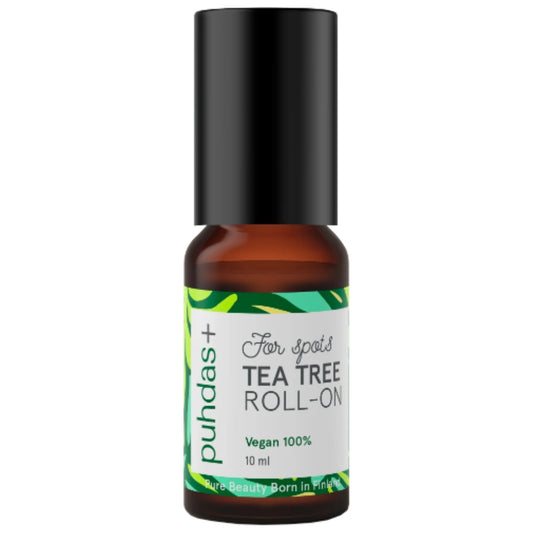 Puhdas+ Tea Tree Roll-on teepuuöljy täsmähoito epäpuhtauksille