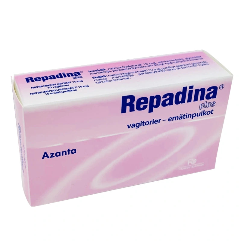 REPADINA Plus 10 mg emätinpuikko 10 kpl