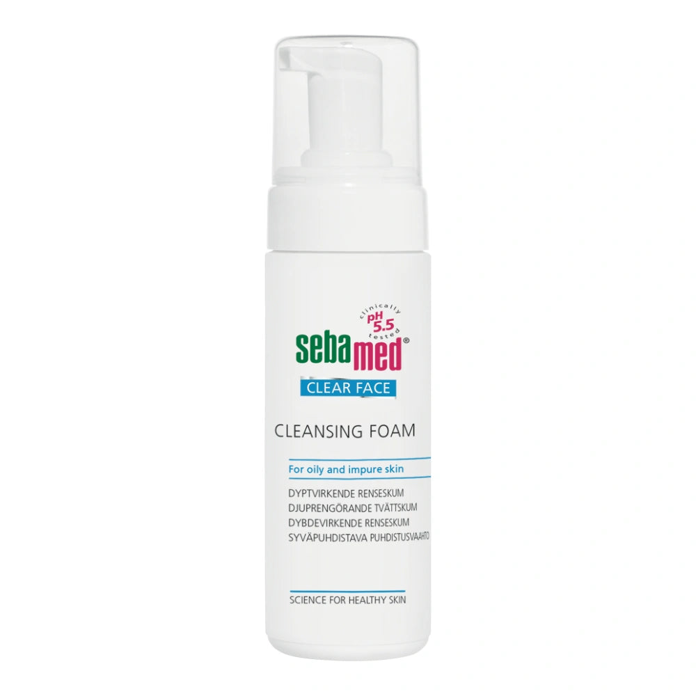 SEBAMED Clear Face Deep Cleansing Foam puhdistusvaahto epäpuhtaalle ja rasvoittuvalle iholle 150 ml