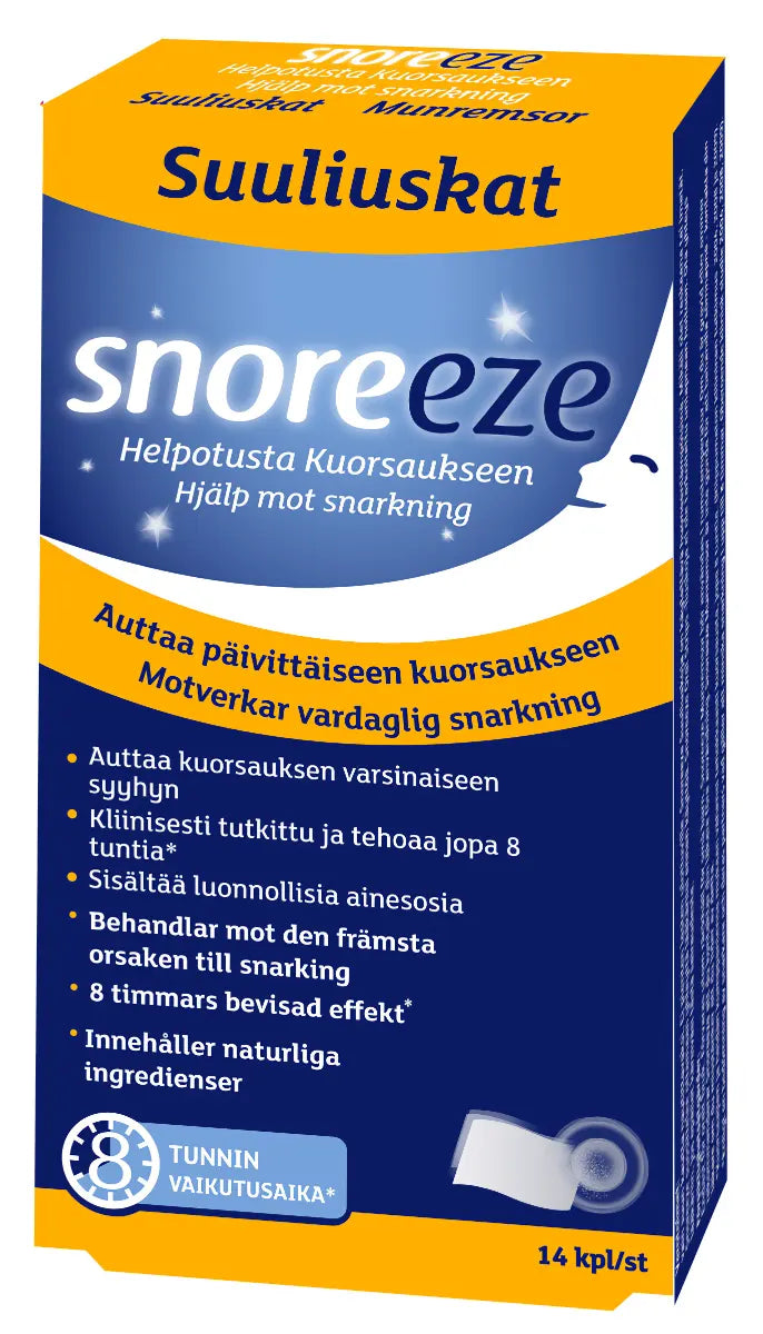SNOREEZE Kuorsauskisko Nettiapteekki fi SNOREEZE Kuorsauskisko Nettiapteekki fi