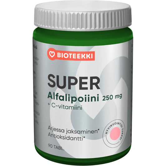 SUPER Alfalipoiini + C tabletti 90 tablettia