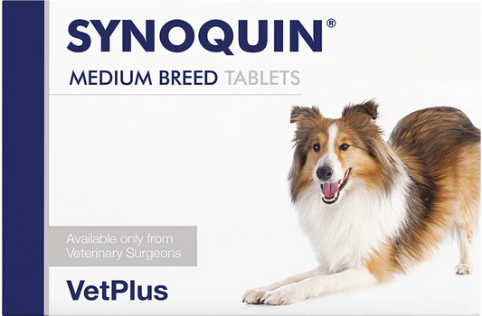 SYNOQUIN EFA Medium täydennysrehuvalmiste koirille tabletti 30 tablettia