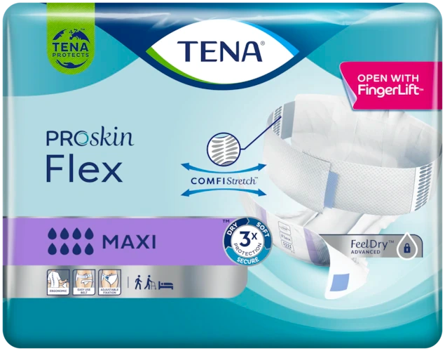 TENA Flex maxi inkontinenssisuoja, koko M 22 kpl