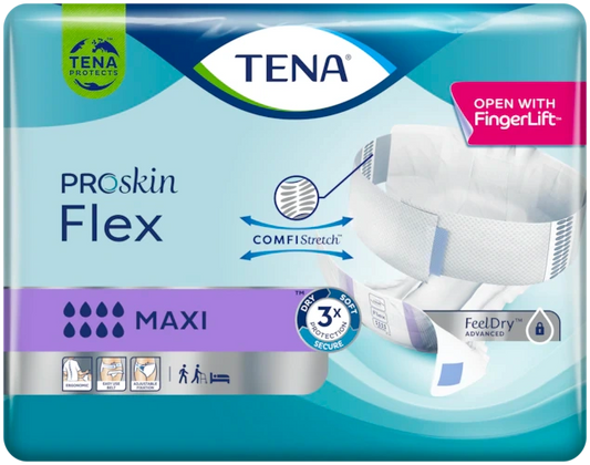 TENA Flex maxi inkontinenssisuoja, koko L 21 kpl