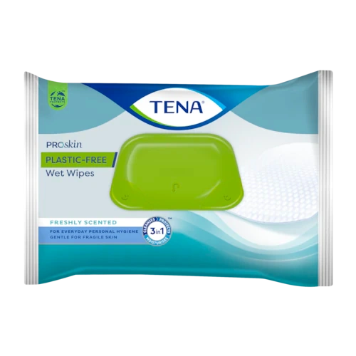 TENA Wet wipes muoviton kostea pyyhe 48 kpl
