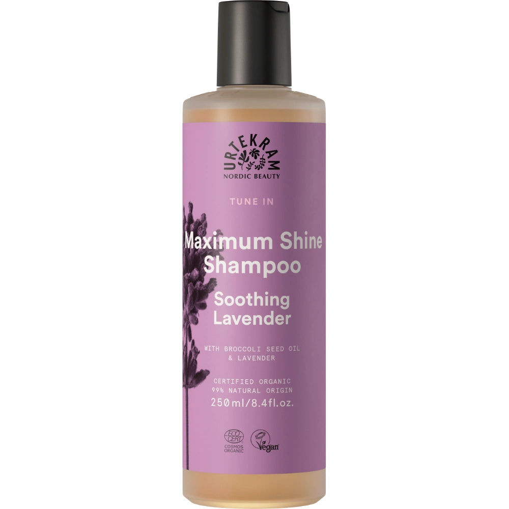 URTEKRAM Soothing Lavender Maximum Shine shampoo 250 ml