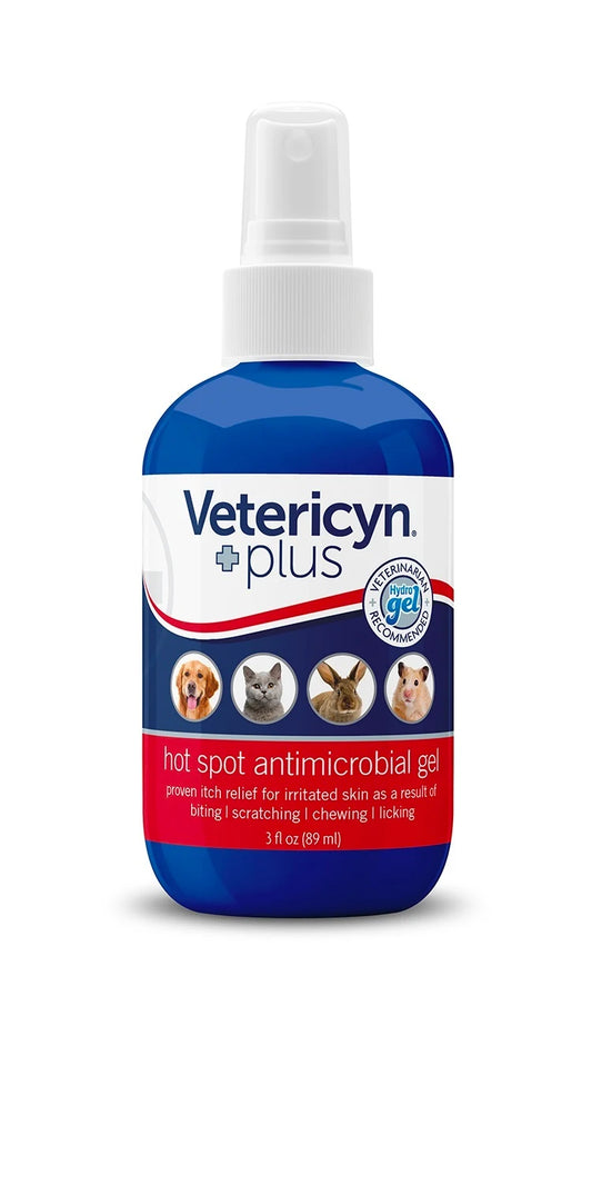 VETERICYN+ Hot spot antimikrobinen hydrogeeli eläimille 89 ml