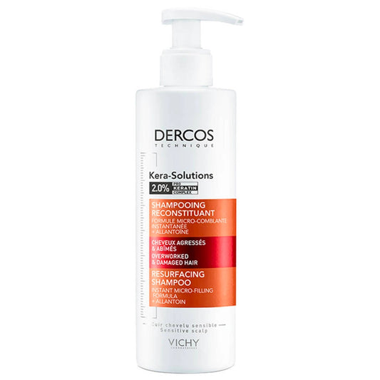 VICHY Dercos Kera-Solutions shampoo käsitellyille ja vaurioituneille hiuksille 250 ml