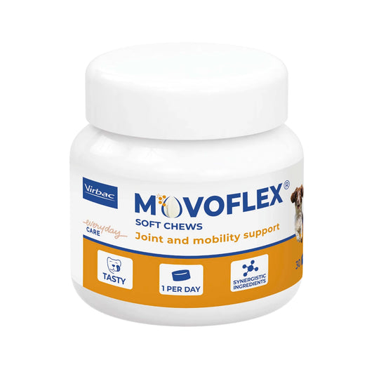 VIRBAC Movoflex M keskikokoisille koirille 15-35 kg 30 kpl