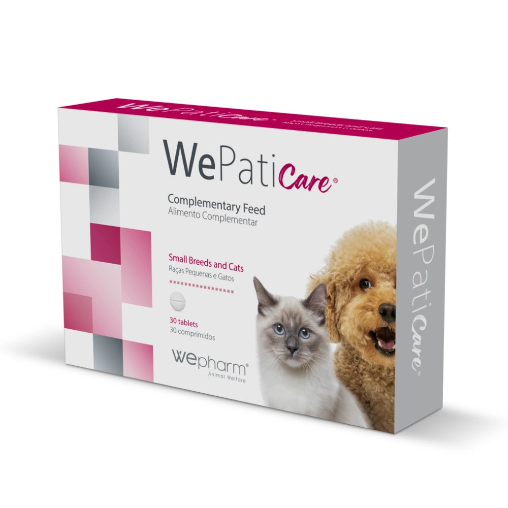 WEPATICARE Small Breeds & Cats täydennysrehuvalmiste koirille ja kissoille 30 tablettia