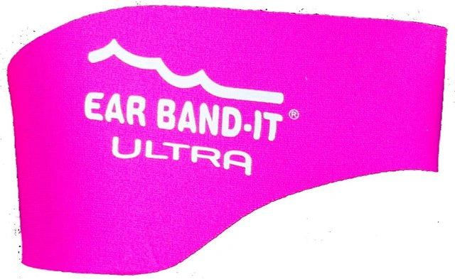 EAR Band it ultra hot pink, koko S korvasuojapanta suojaamaan vedeltä 1 kpl