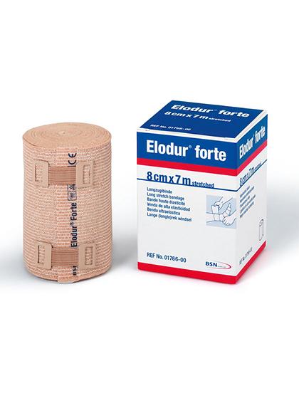 ELODUR Forte 10 cm x 7 m puristusside 1 kpl