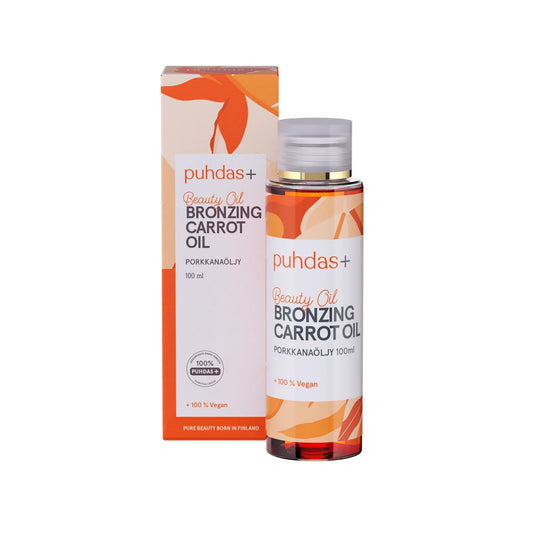 PUHDAS+ Beauty oil bronzing carrot oil porkkanaöljy 100 ml