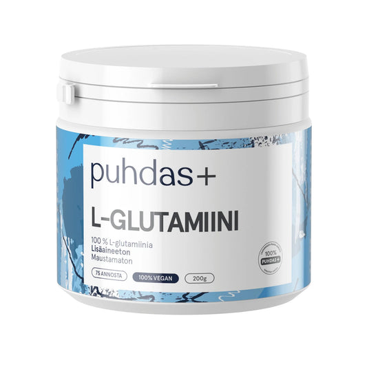 PUHDAS+ L-glutamiini 200 g