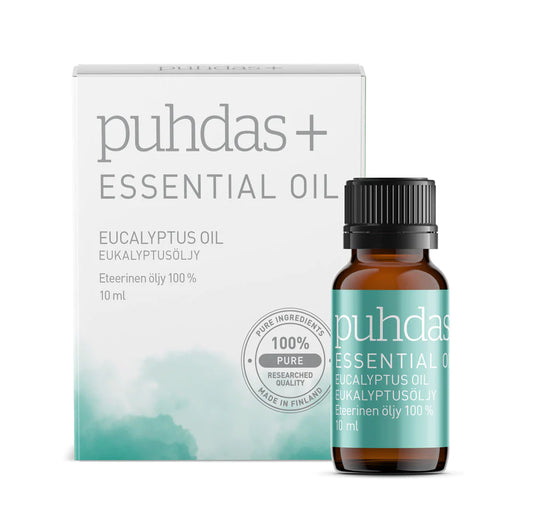 PUHDAS+ 100 % Essential oil eukalyptus eteerinen eukalyptusöljy