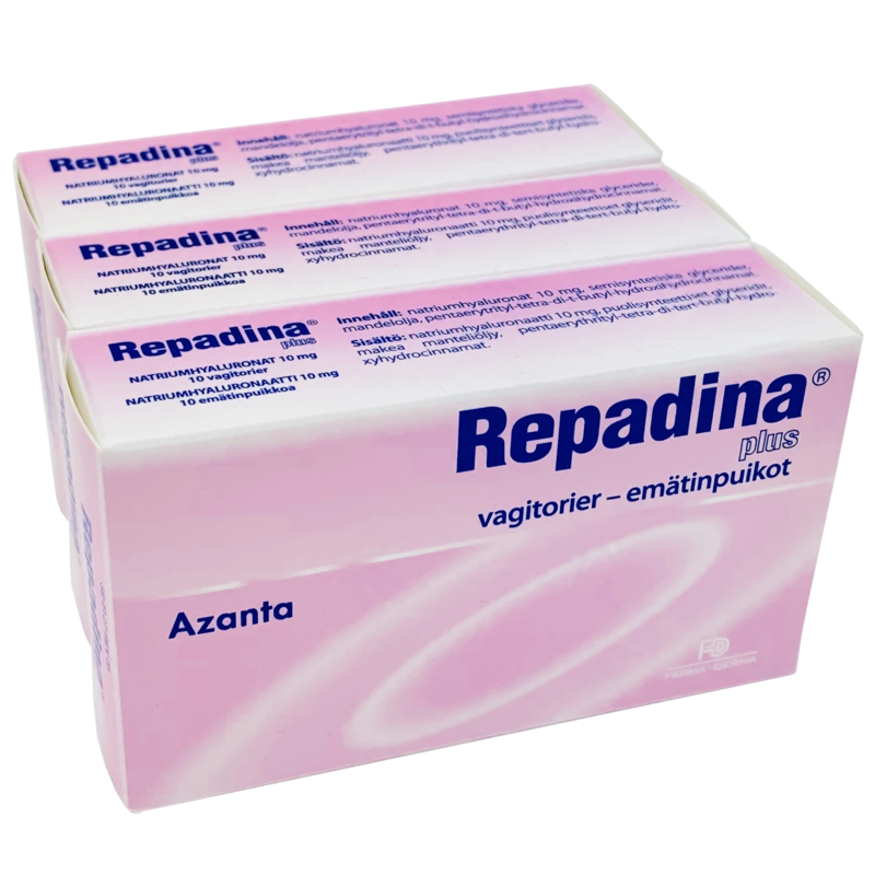 REPADINA Plus 10 mg emätinpuikko